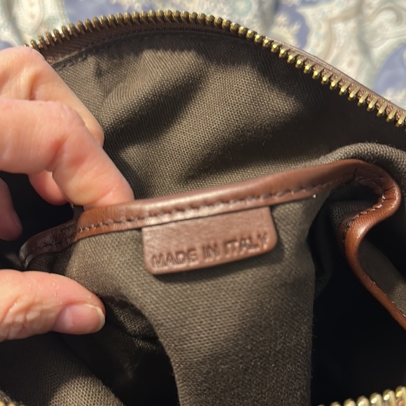 BURBERRY Nova Check Tote Bag PVC Leather Brown Black postmark authenticated - Picture 8 of 12